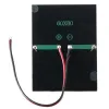 Zonne-energie 10 stks/partij zonnepaneel 1,5 V 65mA met 15 cm kabel polykristallijne standaard epoxy DIY zonne-energie systeem mobiele batterij laadmodule