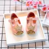 Stivali eleganti sogno oro corona primavera e autunno principessa marca scarpe da bambino neonati scarpe baby diamanti per bambini prima scarpe