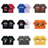 T-shirt de créateur pour hommes Pink Young Thug Sp5der Premium Foam Print Spiderweb 55555 pour hommes et femmes T-shirt à motif T-shirt haut à la mode
