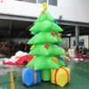 Atacado porta grátis navio atividades ao ar livre 5mh (16,5 pés) com ventilador inflável portátil decorações de natal para árvore de natal