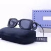 солнцезащитные очки для женщин дизайнерские солнцезащитные очки роскошные очки мужские солнцезащитные очки Прямоугольные высококачественные квадратные очки для взрослых опционально оригинальная коробка 6 цветов для подарка