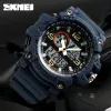 Watches Skmei Top Brand Sport Watch Men Military 5bar Waterproof Quartz Watches Dual Display Wristwatches Relogio Masculino 1283