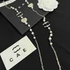 Halsband halsband kvinnor charmade pärla ny designer stil kvinnors födelsedagsresor romantiskt halsband med hjärta lång 240228