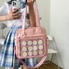 Kawaii Itabag im japanischen Stil für Puppen, große Handtaschen, Nylon-Schultaschen für Mädchen im Teenageralter, Tragetasche, Umhängetasche, JK-Umhängetasche 240227