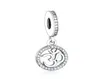 Authentique 925 argent Sterling breloque chiffres Alphabet célébrer 30 ans anniversaire pendentif perle Fit marque Bracelet bijoux à bricoler soi-même9398782