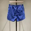 Loro Piano Men en hoogwaardige Loro Pianaa Shorts Spring Summer Polka Dot Beach Pants Comfortabele stof Shorts