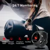 Watches 2022 New GPS Smart Watch Men Militär 5 atm vattentät lång batterilivslängd Taktiskt smartwatch blod syre för iOS Android -telefon