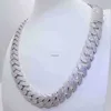 Ожерелья, браслеты, дизайнерские украшения, пройти тестер, ожерелье из стерлингового серебра Vvs, муассанитовые цепочки, мужские готические замороженные 240228