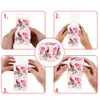 New New 6Pcs Valentine's Day Gift Love Heart Pattern Candy Favors Pack Box For Engagement Wedding Cookies Snack Boxes