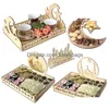 Other Event Party Supplies Eid Mubarak Decor Wooden Tray Ramadan Ation For Home Islamic Muslim Kareem Gift Al Adha 230512 Drop Del Dhksx