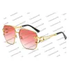 2024 New Fashionable Sunglasses for Women Trendy Metal With Leopard Head Large Frame Sunglasses For Men And Women Lunette De Soleil