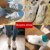 scarpe tela da donna scarpe casual laceup jeans scarpone tennis estate per ragazza scarpe vulcanizzate scarpe da ginnastica bianca 2022