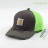 Najwyższej jakości czapki piłki na zewnątrz sporty carh czapki baseballowe litery Wzory etykieta Golf Duckbill Cotton Hats Sun Hat Men Kobiety Regulowane Snapback Trendy Gorros