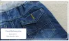 Jupe-pantalon en coton pour garçons de 2 à 14 ans, jean pour enfants, pantalon en Denim, décontracté, taille élastique, printemps-automne