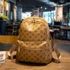 Ombro em 2024, nova versão coreana da moda, bolsa feminina de flores antigas da moda, mochila macia de grande capacidade, bolsa de viagem PU para mulheres 75% atacado de fábrica