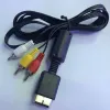 Câbles 100 pièces 1.8M adaptateur vidéo câble AV avec 3 câbles TV RCA pour PS3/PS2 câble vidéo composant HD pour Playstation 2 jeu HDTV cordon AV