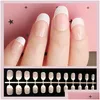 False Nails Timeless Classic French Nails Art Manicure Tan Artificial Nail Collection Färdig fling nagel Tips Drop Leverans HeA DHC7P