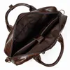 Aktentaschen A4 Top Grain Echtes Leder Executive Damen Herren Aktentasche Rindsleder Messenger Bag Portfolio Braun Schwarz Kaffee Vintage M3319