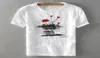 Men039s T-shirts Heren Zomer Mode Katoen Linnen Stiksels Klassieke Casual Rode Roos Borduren Korte Mouw Oneck Witte T-shirts 5696241