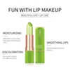 Lip Balm Aloe Vera Moisturizing Lip Balm Color Change Jelly Lipstick Plant Base Long Lasting Non-Stick Cup Makeup Lipsticks Lips Care Dhqt5