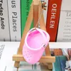 Köpek Giyim 1/2pcs Çifti Küçük Sevimli 3D Mini Sandal Terlik Plastik Güzel Plaj Ayakkabıları Timsah Delik Pet Ayakkabı Köpekleri Accessoires Pets Puppy