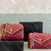 10A Çok Molor Loulou Kapitone Kadınlar Bir Omuz Crossbody Çanta Tasarımcı Çanta Kabartmalı Tahıl Cowhide Deri Tote Yüksek kapasiteli zincir haberci Çantalar 2 Boyut Çanta