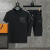 Tute da uomo Set Street Wear Casual traspirante Top estivo Pantaloncini T-shirt Abbigliamento sportivo da esterno Set di qualità Taglia asiatica M-3XLTT