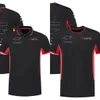 2024 F1 Team Giyim T-Shirt Formül 1 Polo Gömlek Tişörtleri Yeni Sezon Sürücü Yarışı Siyah T-Shirt Özel Aynı Otomobil Hayranları Üstleri Jersey Yaz