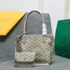 Bolsa de duas peças de alta qualidade Sac Anjou Mini Bolsa Go Yard Designer de moda Bolsa de couro de luxo Moda clássica bolsa de ombro dupla face