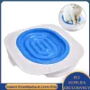 Repellents Cat Toalett Training Kit för Kitty Potty Habit Forma Puppy Kitten Toaletttränare Kull Box Closestool Seat Cover Buckle Plate