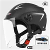 Casques de moto Casque Batterie de voiture électrique Summer Sunsn Light Hommes et femmes Mignon Hard Hat Drop Livraison Dheyt