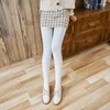 Women Socks 155 -172cm White Ladies Dance Spring Autumn Winter Pantyhose Thin Velvet Plus Padded Pure Warm Leggings Super Nice 160g