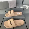 19G BB Designer Sandale Gummi-Sohle Slipper Flip Flop Damen Männer flache Absatz Tazz Slipper Strand Schlitten Luxus lässig Schuhschuhleiter Leder Sandalen Dhgate Größe 35-46