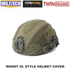 Taktiska hjälmar MilTech Twinfalcon Tactical Helm Cover för Wendy SL High Cut Ballistic Helmet Coverl2402