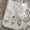 Cosmetische tassen Japanse stijl Schattig broodprint make-uptasje Kleine canvas opslag Casual draagbare reissleuteloortelefoon voor vrouwen