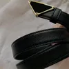 Ceinture de mode pour homme designer triangle ceinture tendance simple noir rouge cuir cinto simple quotidien jeans fines ceintures classique boucle en métal avec lettre YD017 B4