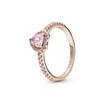 Smycken hög kvalitet 100% 925 sterling sier fit pandora ring smycken guld ny sublime hjärta rosa gröna engagemang älskare mode weddi dhyjr