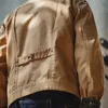 Maden Heren Vintage Western Ranch Jassen Zwaargewicht Canvas Revers Denim Jas Herfst Oom Fu Amekaji Uitloper Werkkleding 240220