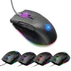 Souris d'ordinateur filaire ergonomique, 8 touches, 7200dpi, 7000FPS, pour ordinateur portable, cadeaux pour garçons, filles, adolescents et adultes