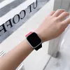 Designer Fashion Folding Clasp Band för Apple Watch Series 876 41 45mm Silicone Strap for IWatch Ultra5 4 3 2 40 44 49mm Watch Armband Accessories Designerhu9uhu9u