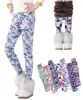 Детские леггинсы, цельнозимние толстые теплые узкие брюки с принтом для девочек, бархатные термодетские колготки M38642430240