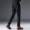 Zwart Pure Jeans Heren Slim Fit Voeten 24ss Herfst en Winter High End Elastische Veelzijdige Casual Lange Broek 28-36 38