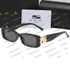 2024 Sonnenbrille Designer Runde Coole Sonnenbrille Hochwertige schwarze Brille Damen Herren Brille Damen Sonnenbrille UV400 Objektiv Unisex mit Box Lunette de Soleil