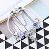 Hot Luxury Style Armband Färgad Crystal Unicorn Pärlad armband Ny tecknad stil Diy Pendant Armband Boutique Girl Jewelry Wholesale