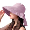 Cappelli larghi brim -protezione UV Secchio di moda Fashi