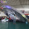 wholesale Modelos de naves espaciales con iluminación inflable que explotan globos OVNI Decoración temática espacial para inflar eventos de fiesta al aire libre con soplador de aire 6 M para juguetes deportivos