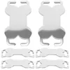 Dog Collars 6 Pcs Labels Pet Tag Bone Shaped Tags Name Stainless Steel Id Blank Collar Charms