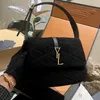 24 New Hot Luxury Designer Women's Classic Gold Letter Button Underarm Bag Shoulder Handbag No Box