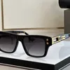 2024 Retro Square Kadın Güneş Gözlüğü Güneş Gözlüğü Dita Grandmaster Yedi DT 407 Panel Çerçevesi