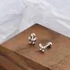 Boucles d'oreilles Uniorsj en argent Sterling 999, bijoux délicats et jolis petits papillons pour femmes